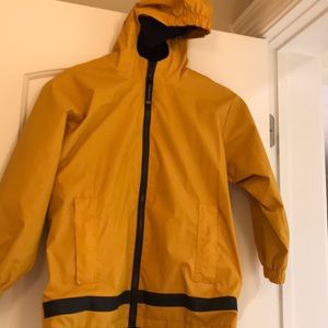 Boys size S (7/8) Hooded rain jacket